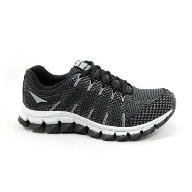 Imagem de TENIS let-s FEMININO dia a dia oferta hoje - Let'S, Preto prata, 39