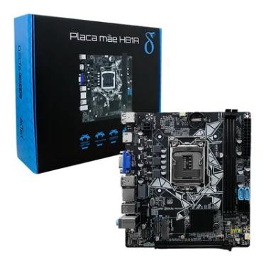 Imagem de Placa Mãe H81a, Micro ATX, DDR3, LGA 1150, Intel Audio Integrado, 16GB