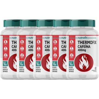 Imagem de Kit 5X Thermofix Cafeína - 60 comprimidos - Nutralin-Masculino