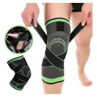 Imagem de Joelheira Compressão Articulada Proteção Ortopédica Exercício Proteção-Unissex