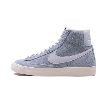 Imagem de Nike Tênis feminino vintage Nike Blazer Mid '77, Blue Whisper Futebol Cinza, 36
