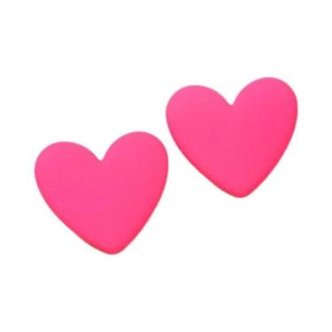 Imagem de Brincos Pendentes Geométricos Vintage Em Acrílico Vermelho, Branco, Pr