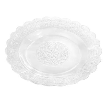 Imagem de Jogo de Pratos 6un Decorados de Vidro 22cm Dumiat