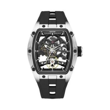 Imagem de Relógio Automático Mecânico Masculino MEGIR Em Aço Inoxidável À Prova 