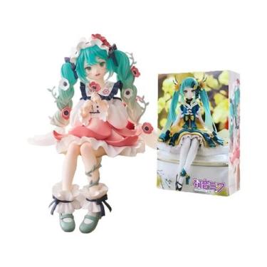 Imagem de Figura De Anime Kawaii Hatsune Miku, Fada Das Flores, Boneca De Ação E