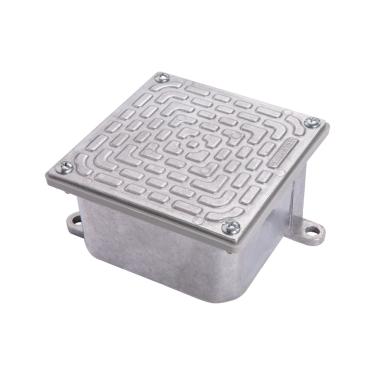 Imagem de Caixa de Passagem 20x20 Tramontina em Alumínio com Tampa Reversível