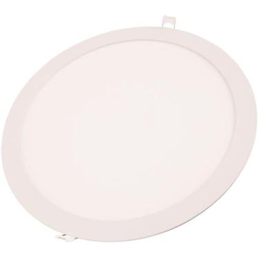 Imagem de Plafon LED Tramontina Redondo de Embutir 840 lm 12K 6500K Luz Branca