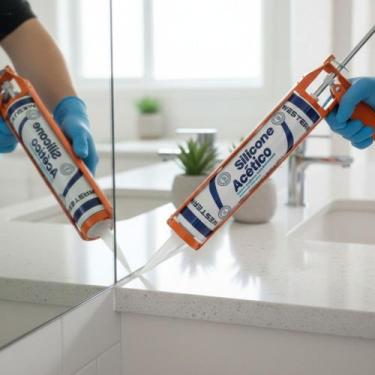 Imagem de Kit 2 Silicone Acético Western 300ml Transparente Vedação