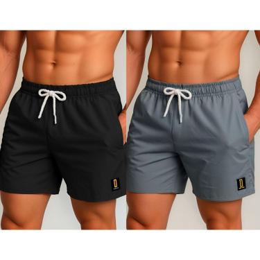 Imagem de Kit 2 Shorts Masculino Treino Academia Praia Premium-Masculino