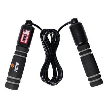 Imagem de Corda de Pular com Contador 2,75m T2, Exercício Funcional, Preto - Act