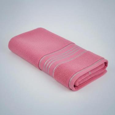 Imagem de Toalha de Rosto 100 Algodão Felpuda Macia Premium - ToalhaS, Rosa