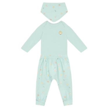Imagem de Conjunto bebê unissex de animais Brandili Baby