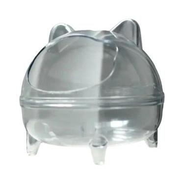 Imagem de Banheira Transparente De Plástico Para Hamster, Caixa Pequena Para Ban