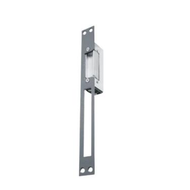 Imagem de Fecho Elétrico AGL 12V Cinza para Embutir em Portas de Madeira ou Meta