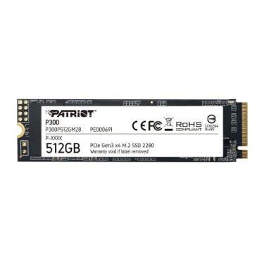 Imagem de Ssd 512gb patriot p300 m.2 2280 nvme pcie gen3 x4 p300p512gm28