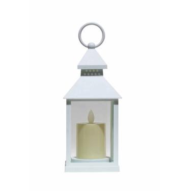 Imagem de kit 2 Luminária Lanterna Marroquina Vela de Led Branco - La Verne