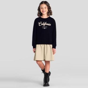 Imagem de Vestido infantil menina em moletinho Brandili-Feminino