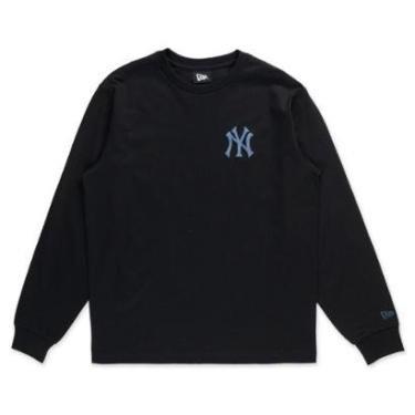 Imagem de Camiseta New Era  Manga Longa New York Yankees MLB Preto-Masculino