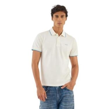 Imagem de Camiseta Polo Colcci Comfort com Logo Minimalista Bordada-Masculino