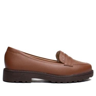 Imagem de Mocassim Feminino Modare Napa Floather Tratorado Avelã, Avela, 35
