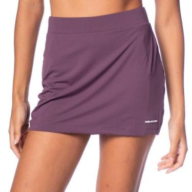 Imagem de Short Saia Feminino Estilo do Corpo Dry Zurique Roxo, Roxo, G