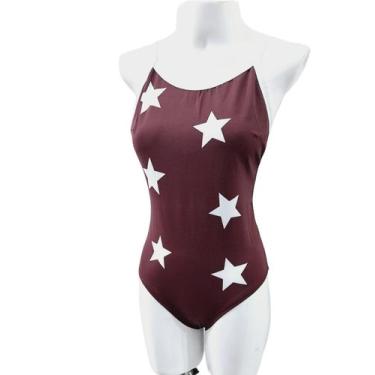 Imagem de Body Estrela FEMININO - FIA MODAS, Marsala, M VESTE 36/38