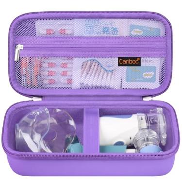 Imagem de Canboc Estojo de transporte compatível com alto-falante Bose SoundLink Flex Bluetooth, caixa de alto-falante externo sem fio, bolso de malha, cabo USB roxo (apenas capa)