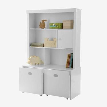 Imagem de Organizador Infantil com Baús Luan 2 Portas MDF 80cm Woodcore