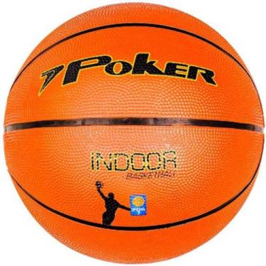 Imagem de Bola de Basquete 7.0 Indoor Laranja - Poker