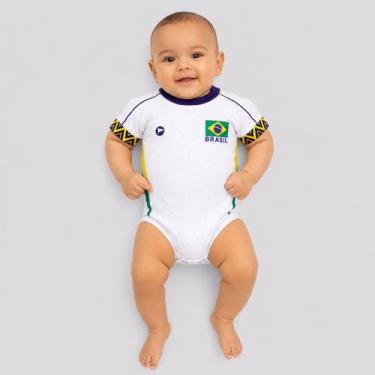 Imagem de Body Premium CBV Infantil Branco - Torcida Baby, P