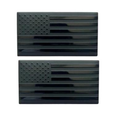 Imagem de Adesivo De Logo De Carro Em Liga De Alumínio Com Bandeira Americana Pa