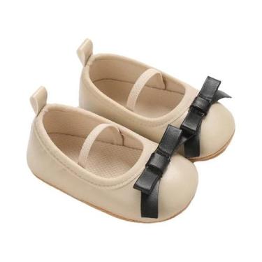 Imagem de Sapatos Mary Jane Com Laço Para Bebês Meninas, Elegantes, Confortáveis