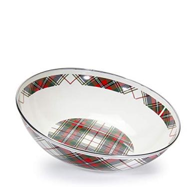 Imagem de Golden Rabbit Enamelware - Tigela de bufê de 5 litros (xadrez Highland)
