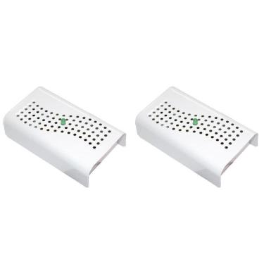 Imagem de Anti Mofo Eletrônico R14 110V kit 2 unid. Branco Repel Mofo, Anti-Ácaro e Fungos, Desumidificador Capte