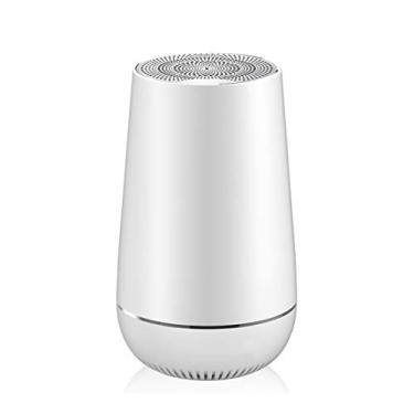 Imagem de HIOD Alto-falante Bluetooth Mini ultradurável externo sem fio com microfone 33 pés (10 m) Alcance Bluetooth para esportes viagem em família, branco