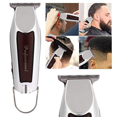 Imagem de Aparador de cabelo profissional, aparador de cabelo, cortador de cabelo para homens, cortador de cabelo profissional, sem fio, kit de aparador de cabelo, barbeador de cabeça recarregável, kit de corte elétrico com pentes (USB)