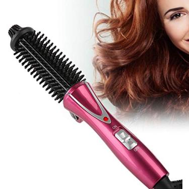 Imagem de modelador de cachos, modelador de cabelo elétrico, varinha de cabelo dobrável de aquecimento instantâneo profissional, escova de cabelo portátil ferramenta de beleza para todos os tipos de cabelo