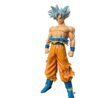 Boneco dragon ball goku instinto superior 18 cm