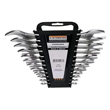 Imagem de Starfer Jogo de Chaves Fixas 6 a 32mm com 12 Peças