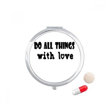 Imagem de Porta-comprimidos, porta-comprimidos, porta-comprimidos, porta-remédios com design de palavras em inglês