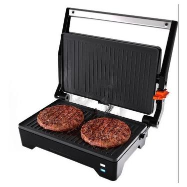 Imagem de Grill Cadence Chapa Firme Inox Hamburguer Lanche Sanduiche