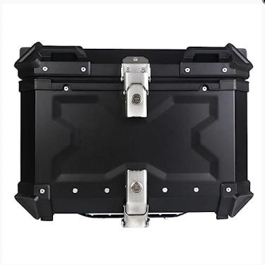 Imagem de Baú de Moto Traseiro Univel Tronos Preto 55 Litros