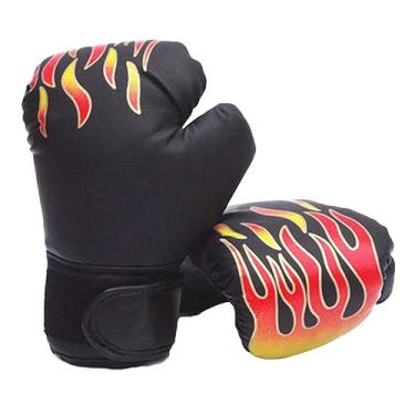 Imagem de Luvas de luta de boxe para adultos Muay Thai treinamento saco de areia luvas de mão luvas fitness luvas pretas