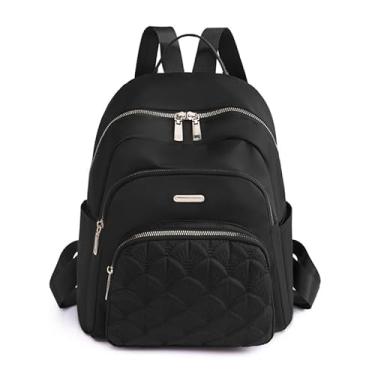 Imagem de Mochila Anti furto Oxford Urbanity Impermeável Leve Casual Bolsa Escolar Feminina Pequena Estilosa Versátil Espaçosa (Preto)