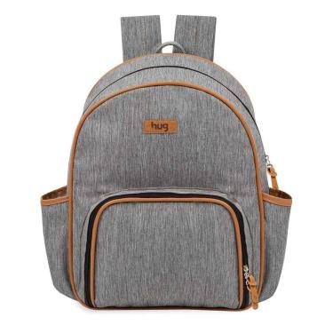 Imagem de Mochila de Maternidade Hug Nova York Cinza