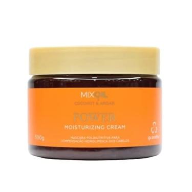Imagem de Kit Grandha Pós-Praia e Piscina Mix Oil Coconut Argan Reparação dos Cabelos Ressecados (Power Moisturizing Cream 300g)