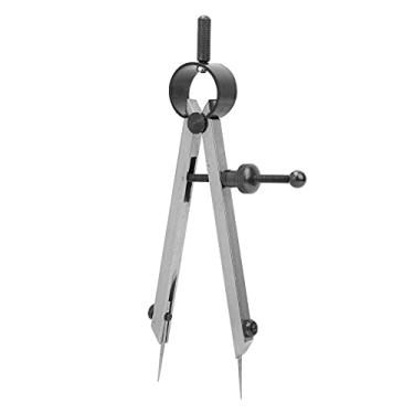 Imagem de Bússola de Espaçamento de Aço Carbono Com Linha Divisora ​​de Asa de Agulha Dupla para Artesanato Em Couro, Volume Pequeno e Fácil de Transportar, Adequado para Marcação Mecânica