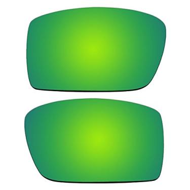 Imagem de Lentes polarizadas de substituição para óculos de sol Oakley Gascan, Espelhado verde esmeralda, standard