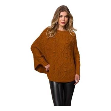 Imagem de Poncho Feminino Mousse Grosso Quentinho Lindíssimo Qualidade-Feminino