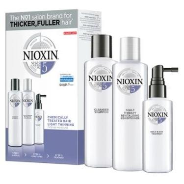 Imagem de Kit Nioxin Trial Kit Sistema 5 Shampoo  150ml + Condicionador  150ml + Leave-in 50ml-Unissex